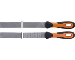 BAHCO Hobbyvijl Basterd / Halfzoet 4-154-08-2-2, 200 Mm, Set Van 2