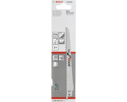 BOSCH Reciprozaagblad S 644 D 2 Per Pak 4 BOSCH Reciprozaagblad S 644 D 2 Per Pak - Afbeelding 2