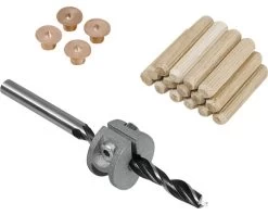 WOLFCRAFT Houten Deuvelset Ø 8 Mm, 28-delig