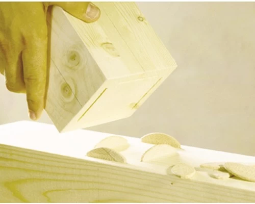 WOLFCRAFT Verbindingsplaatje Hout Maat 10, 50 Stuks 4 WOLFCRAFT Verbindingsplaatje Hout Maat 10, 50 Stuks - Afbeelding 2