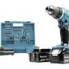 MAKITA Accu Schroefboormachine Set DDF453SFX1 (incl. 2 Accu's, Lader, Koffer En 74-delige Accessoireset) -Gereedschapsopslag DV 8 10014028 01 4c NL 20190305091759