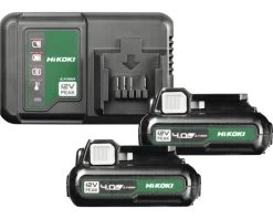 HIKOKI Accupack UC12SLWFZ (acculader UC12SL + 2x Accu 12V/4,0Ah