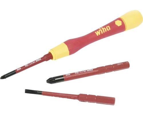 WIHA Fijnschroevendraaierset PicoFinish SlimVario Electric, 4-delig 4 WIHA Fijnschroevendraaierset PicoFinish SlimVario Electric, 4-delig - Afbeelding 2