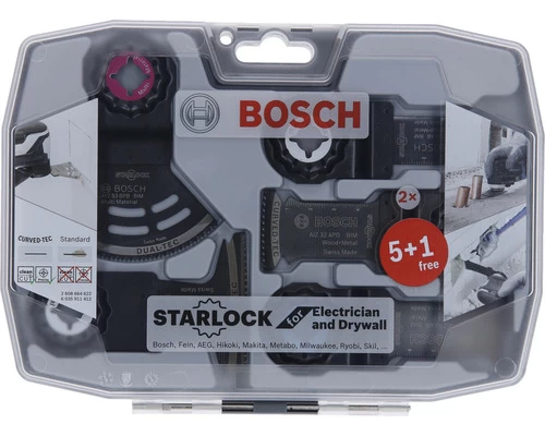 BOSCH Multitool Zaagbladset Starlock For Electrician And Drywall, 6-delig 4 BOSCH Multitool Zaagbladset Starlock For Electrician And Drywall, 6-delig - Afbeelding 2