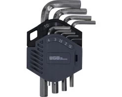 WGB Stiftsleutelset Binnenzeskant Kort, 9-delig