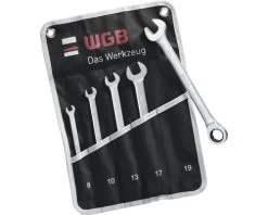 WGB Ring Ratelsteeksleutel Set In Roltas 5-delig