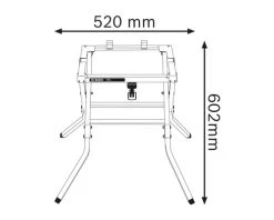 BOSCH Professional Zaagtafel GTA 600 (voor Tafelzaag GTS 10 J) -Gereedschapsopslag DV 8 6233037 04 4c DE 20210222010613