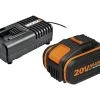WORX Accu Combipack WA3604 (accu 20V/4,0Ah + Acculader) -Gereedschapsopslag DV 8 6338746 01 4c DE 20170412202153