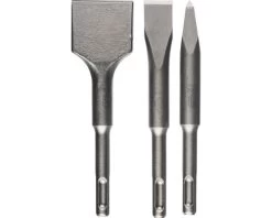 BOSCH Beitelset SDS-plus 140 Mm, 3-delig