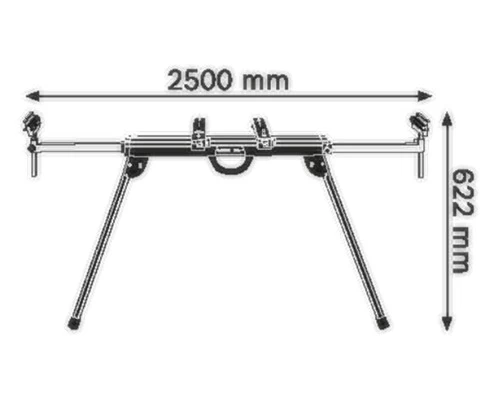 BOSCH Professional Zaagtafel GTA 2500 Compact 5 BOSCH Professional Zaagtafel GTA 2500 Compact - Afbeelding 3