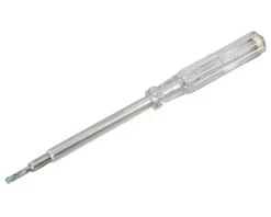 Spanningszoeker Schroevendraaier Sleuf Met Clip En Controlelampje, 150 Mm