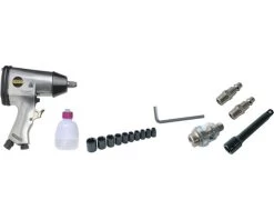 STANLEY Pneumatische Slagmoerset 17-delig