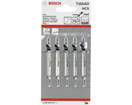BOSCH Decoupeerzaagblad T 101 A0 5-pak 5 BOSCH Decoupeerzaagblad T 101 A0 5-pak - Afbeelding 3