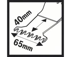 BOSCH Invalzaagblad Starlock AIZ 65 BSB Bimetaal Voor Hardhout, 65x40 Mm -Gereedschapsopslag DV 8 8766861 03 4c DE 20210315221659